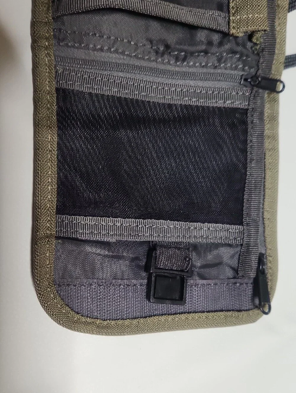 Olive Green Natural Habitat Adventures Neck Wallet
